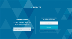 Desktop Screenshot of mercer.com.br