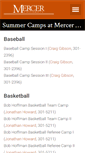 Mobile Screenshot of camps.mercer.edu