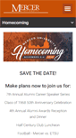 Mobile Screenshot of homecoming.mercer.edu