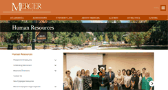 Desktop Screenshot of hr.mercer.edu