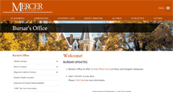 Desktop Screenshot of bursar.mercer.edu