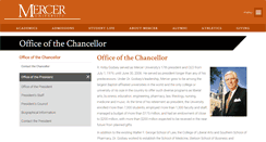Desktop Screenshot of chancellor.mercer.edu