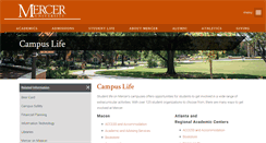 Desktop Screenshot of campus.mercer.edu
