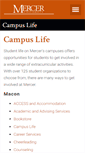 Mobile Screenshot of campus.mercer.edu
