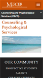 Mobile Screenshot of counseling.mercer.edu