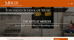 Desktop Screenshot of music.mercer.edu