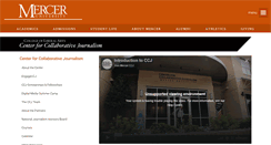 Desktop Screenshot of ccj.mercer.edu