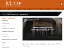 Tablet Screenshot of ccj.mercer.edu