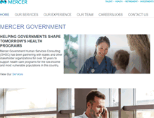 Tablet Screenshot of mercer-government.mercer.com