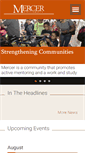 Mobile Screenshot of mercer.edu