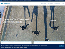 Tablet Screenshot of mercer.com.au
